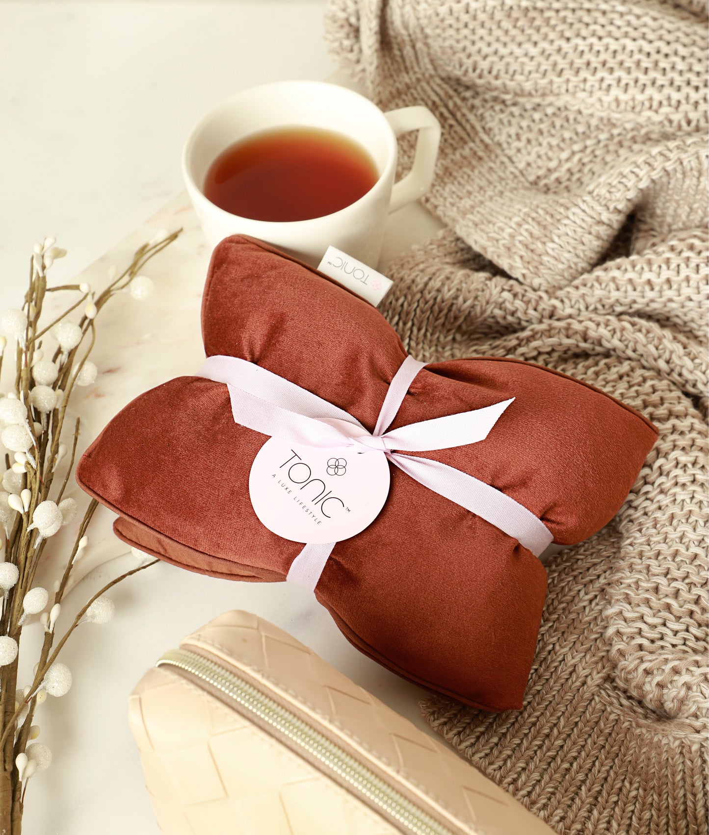 Heat Pillow - Luxe Velvet in Toasted Cinnamon (Autumn Limited Edition)