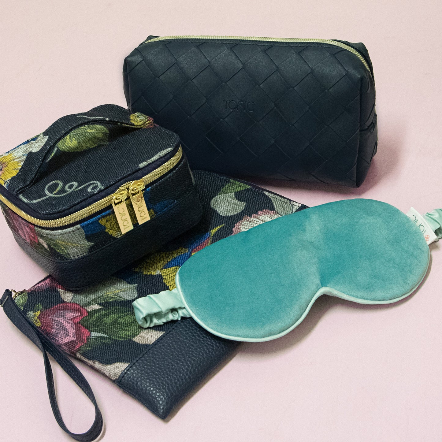 Pouch - Duet Birdsong Indigo