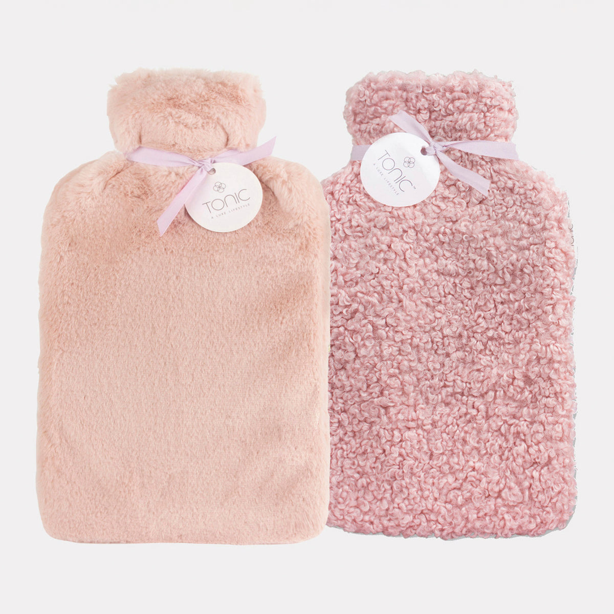Hot Water Bottles Set of 2 Boucle Deluxe Rose Tonic Australia