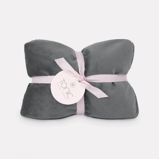 Heat Pillow - Luxe Velvet in Steel