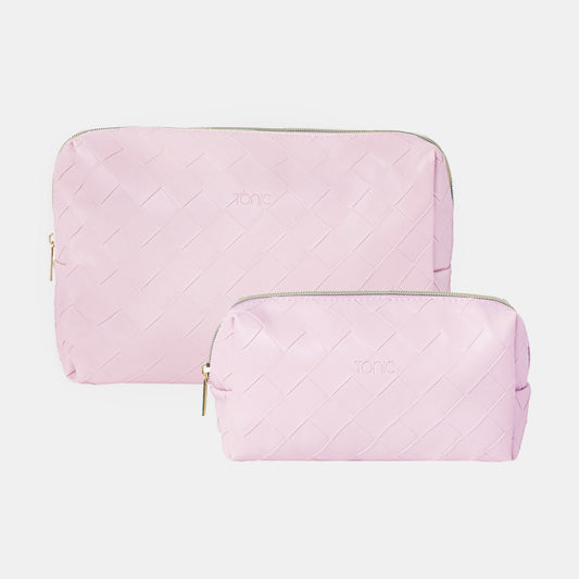 Beauty Bags Set of 2 – Woven Peony