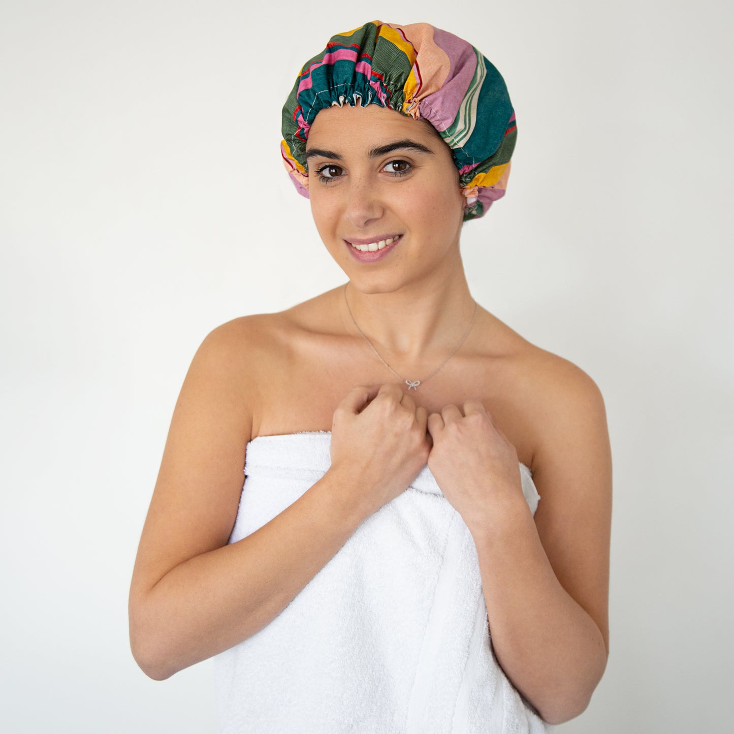 Shower Cap - Liberty Gelato Stripe