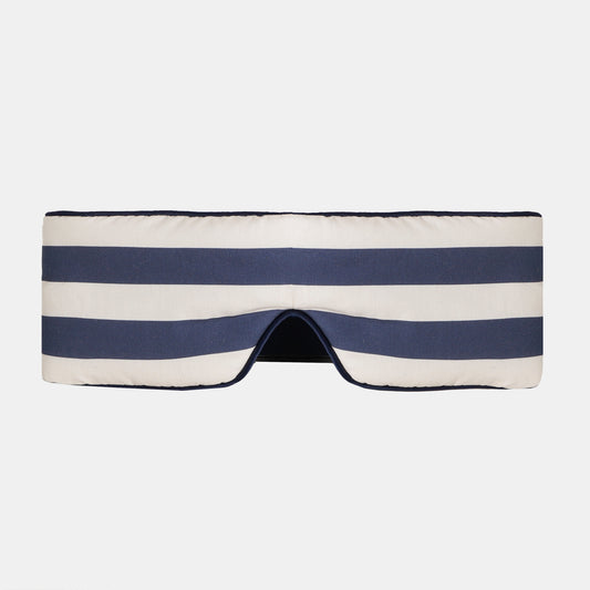 Men's Kit – Deep Rest Eye Mask in Classic Navy Stripe