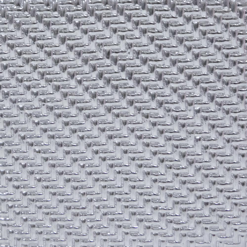 Mini Jewellery Cube - Herringbone Silver