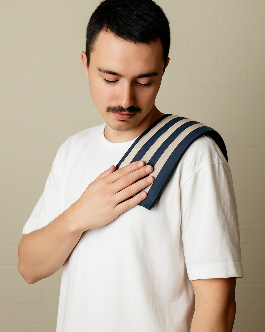Men's Kit – Heat Pillow in Classic Navy Stripe
