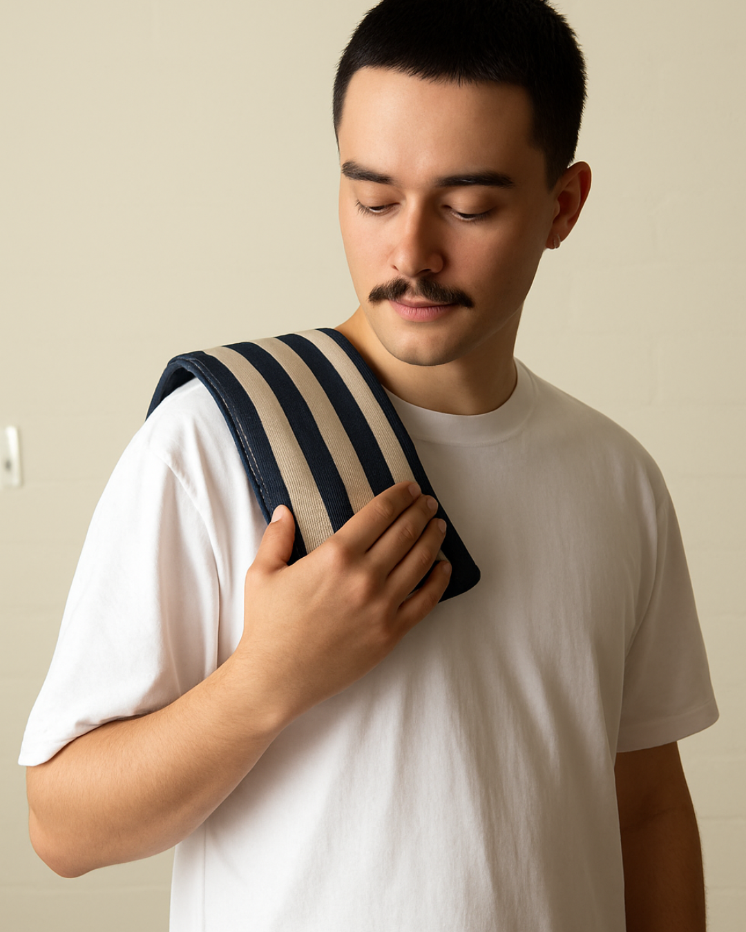 Men's Kit – Heat Pillow in Classic Navy Stripe