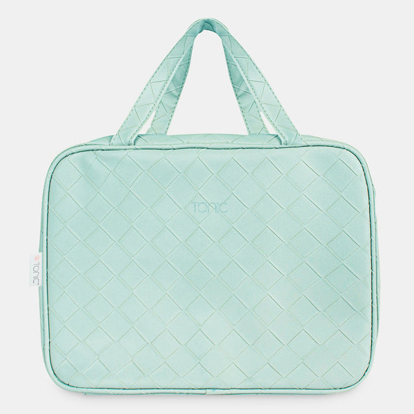 Hanging Cosmetic Bag Woven Teal – Tonic Australia