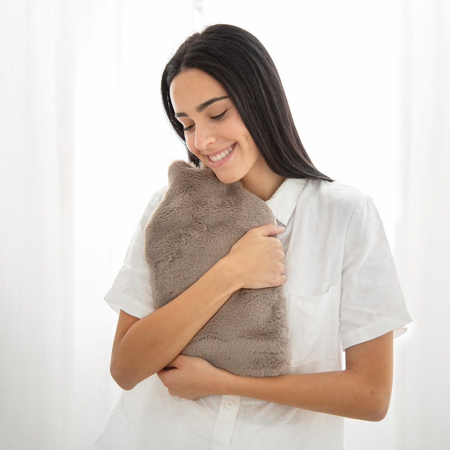 Hot Water Bottle - Deluxe Mocha