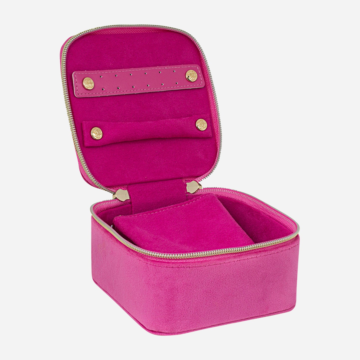 Jewellery Cube - Luxe Velvet Berry